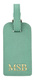 Personalized Refined Leather Luggage Tags Image 5 of 5